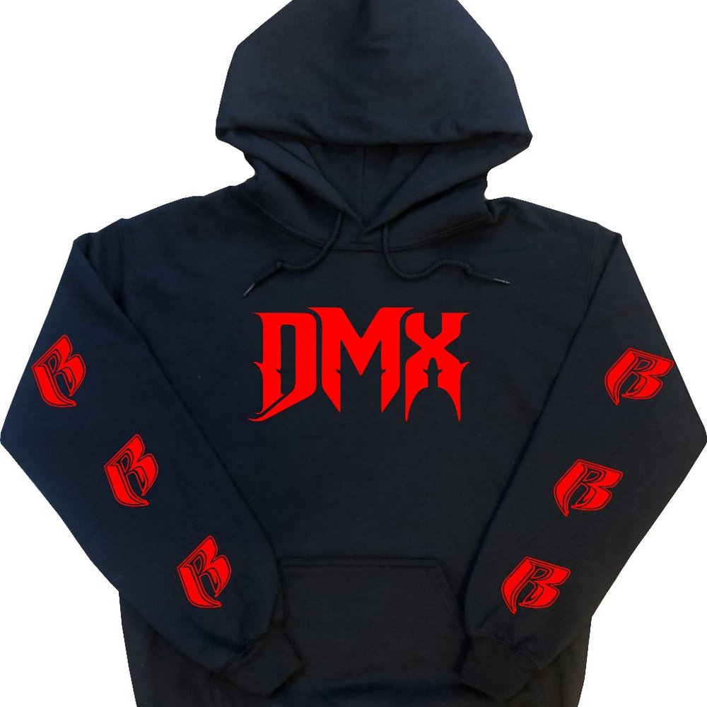 DMX Hoodie with Design on Front and Sleeves